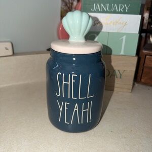 Rae dunn shell yeah canister